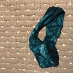 Teal Marbled Cloth Headband